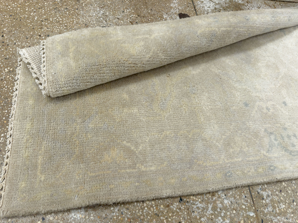 Modern Turkish Oushak Small Runner, No.33781 - Gsblank