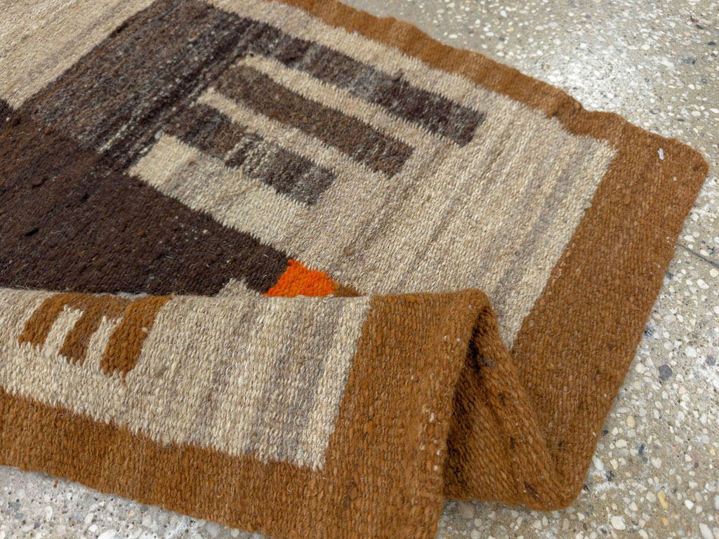 Vintage American Pictorial Navajo Rug, No.33801 - Gsblank