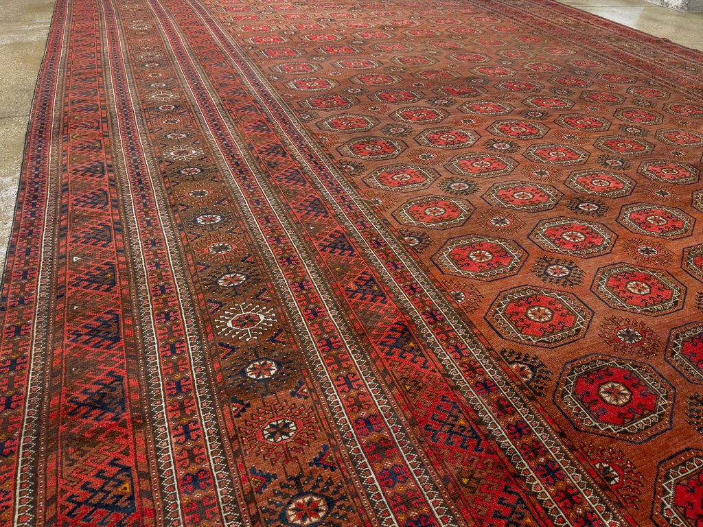 Antique Central Asian Bokhara Oversize Carpet, No.33822 - Gsblank
