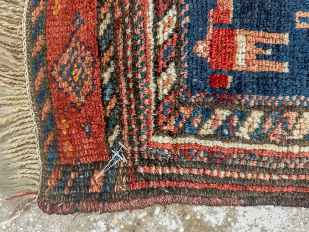 Antique Persian Kurdish Bagface, No.33824 - Gsblank