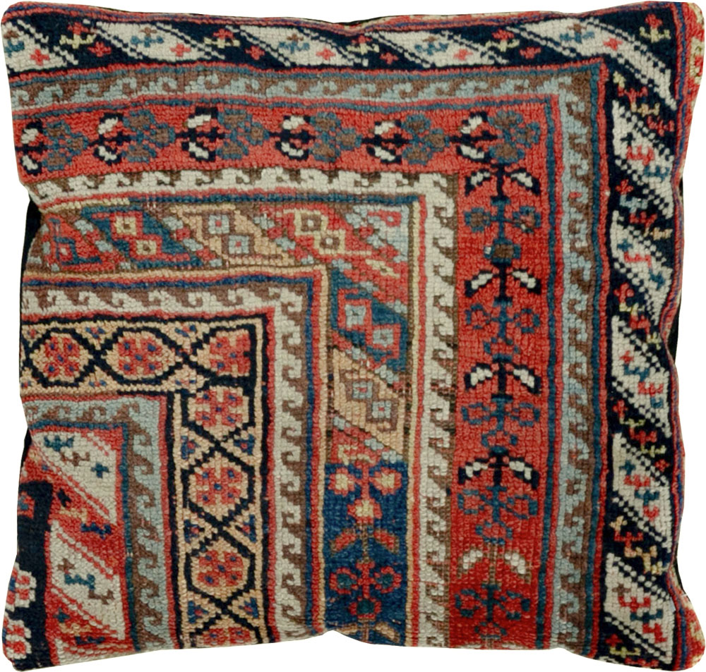Antique Caucasian Kazak Pillow, No.33826 - Gsblank