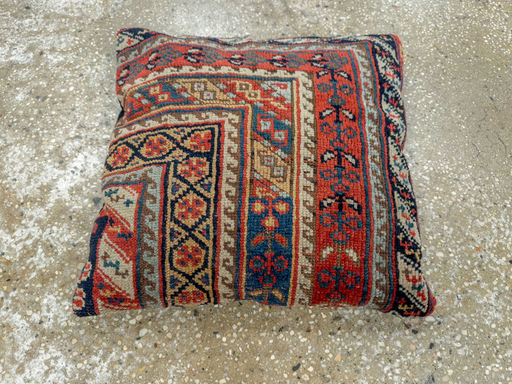 Antique Caucasian Kazak Pillow, No.33826 - Gsblank