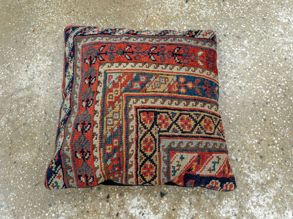 Antique Caucasian Kazak Pillow, No.33826 - Gsblank