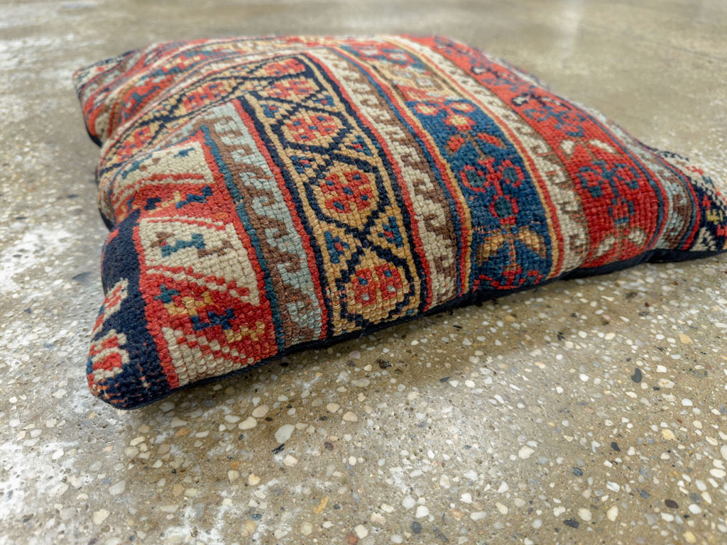 Antique Caucasian Kazak Pillow, No.33826 - Gsblank