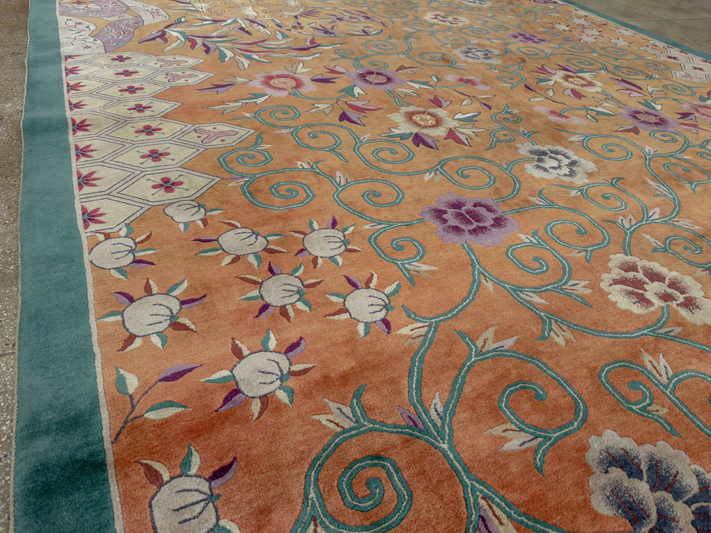 Vintage Chinese Art Deco Large Carpet, No.33836 - Gsblank