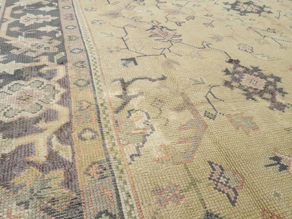 Antique Turkish Oushak Carpet, No.8013 - Gsblank