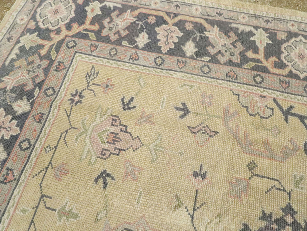 Antique Turkish Oushak Carpet, No.8013 - Gsblank