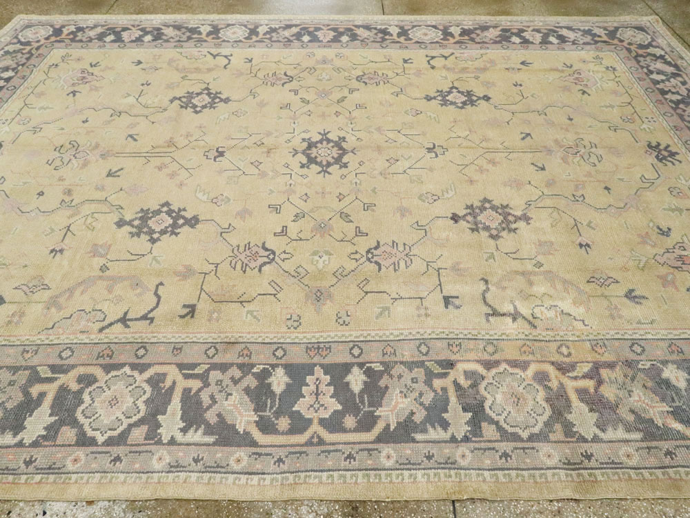 Antique Turkish Oushak Carpet, No.8013 - Gsblank