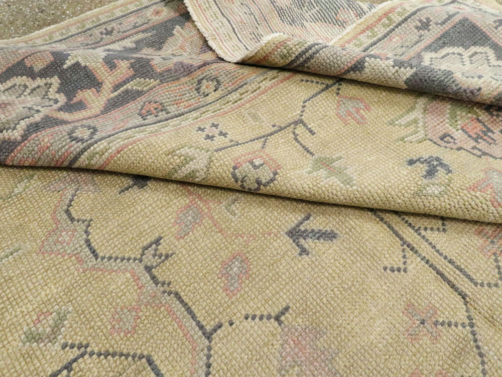 Antique Turkish Oushak Carpet, No.8013 - Gsblank