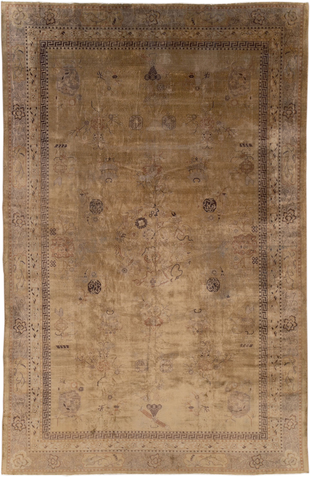 Antique Indian Lahore Carpet, No.8115 - Gsblank