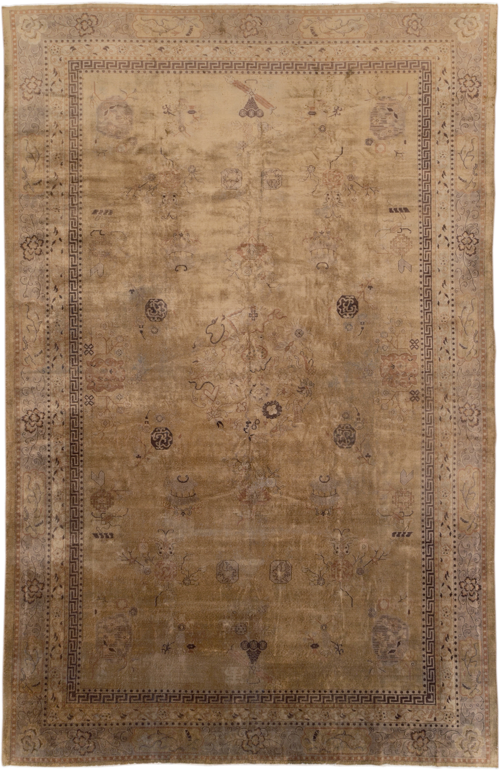 Antique Indian Lahore Carpet, No.8115 - Gsblank