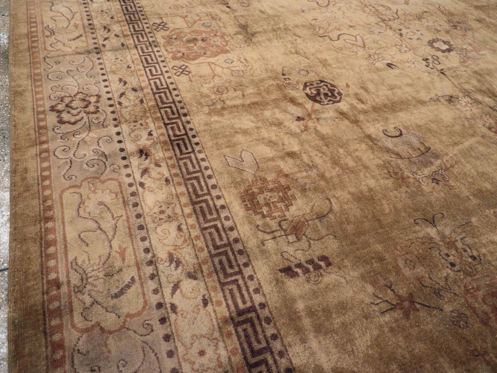 Antique Indian Lahore Carpet, No.8115 - Gsblank