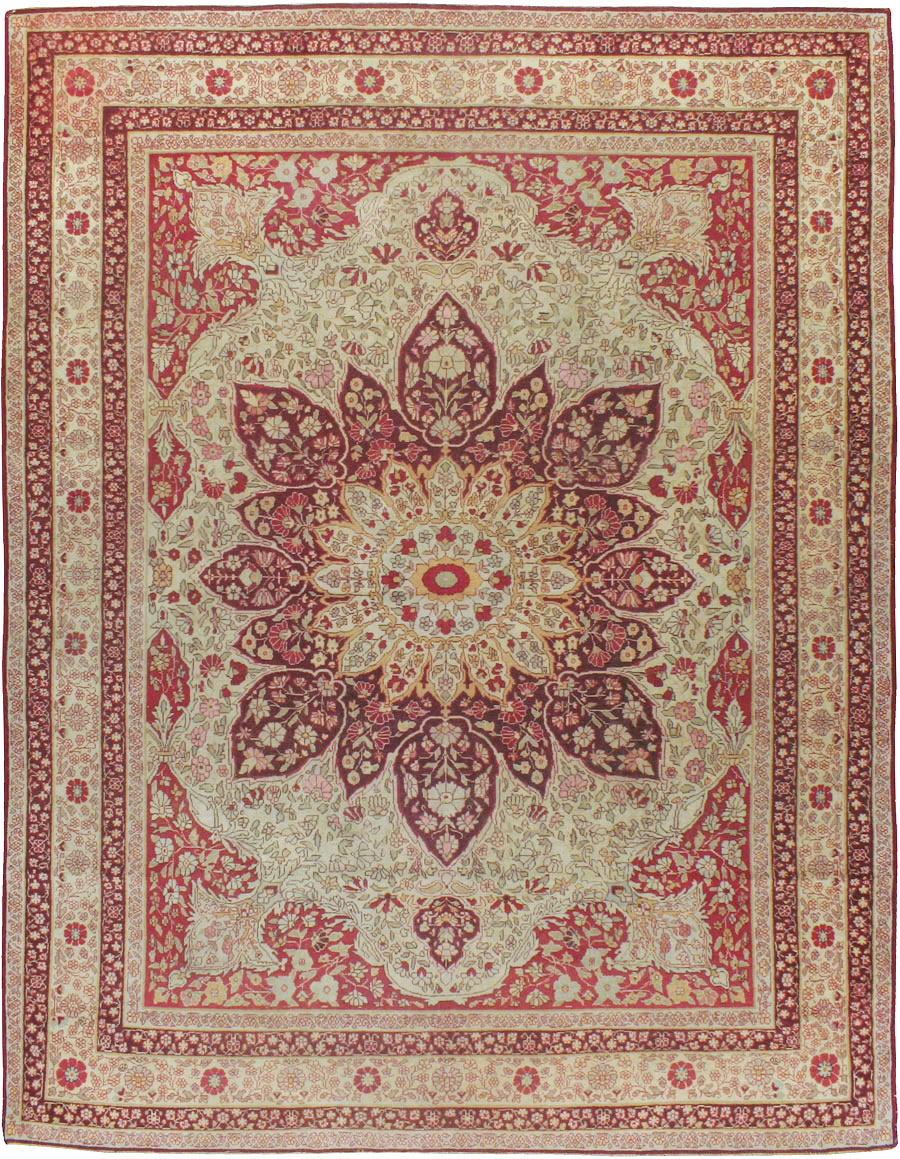 Antique Indian Lahore Carpet, No.8116 - Gsblank