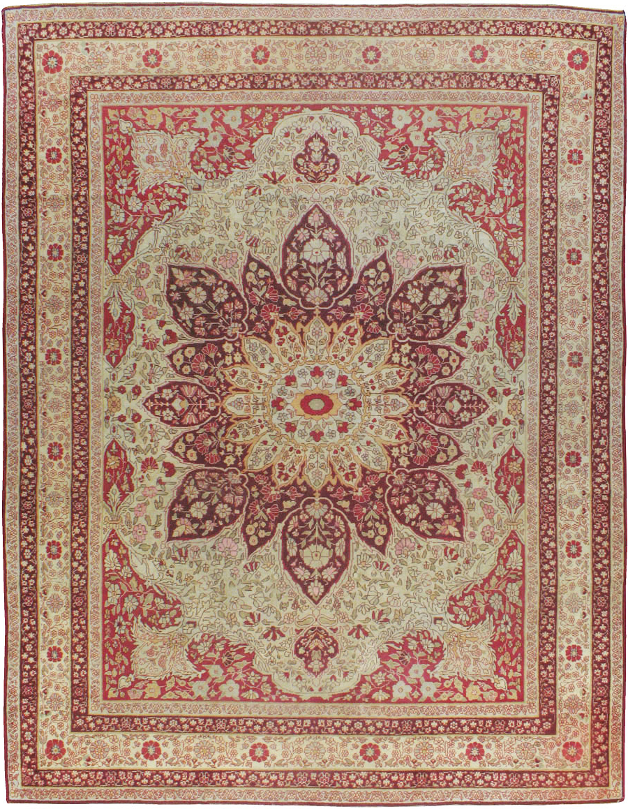 Antique Indian Lahore Carpet, No.8116 - Gsblank