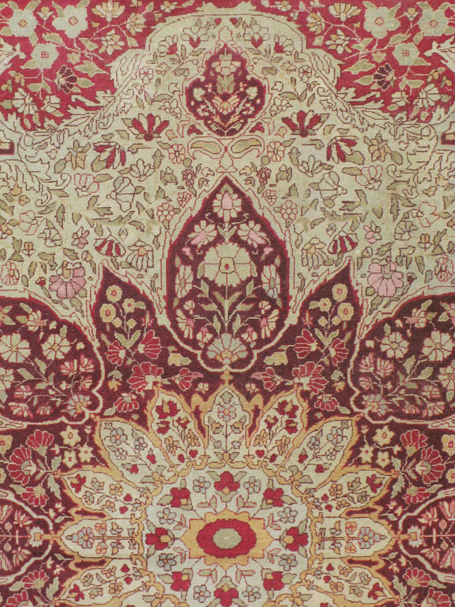 Antique Indian Lahore Carpet, No.8116 - Gsblank