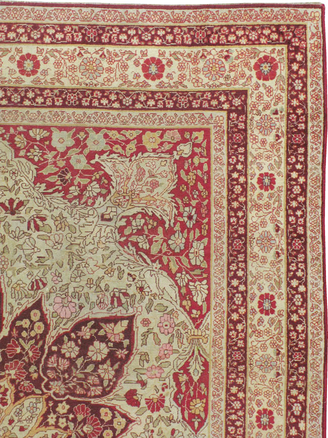 Antique Indian Lahore Carpet, No.8116 - Gsblank