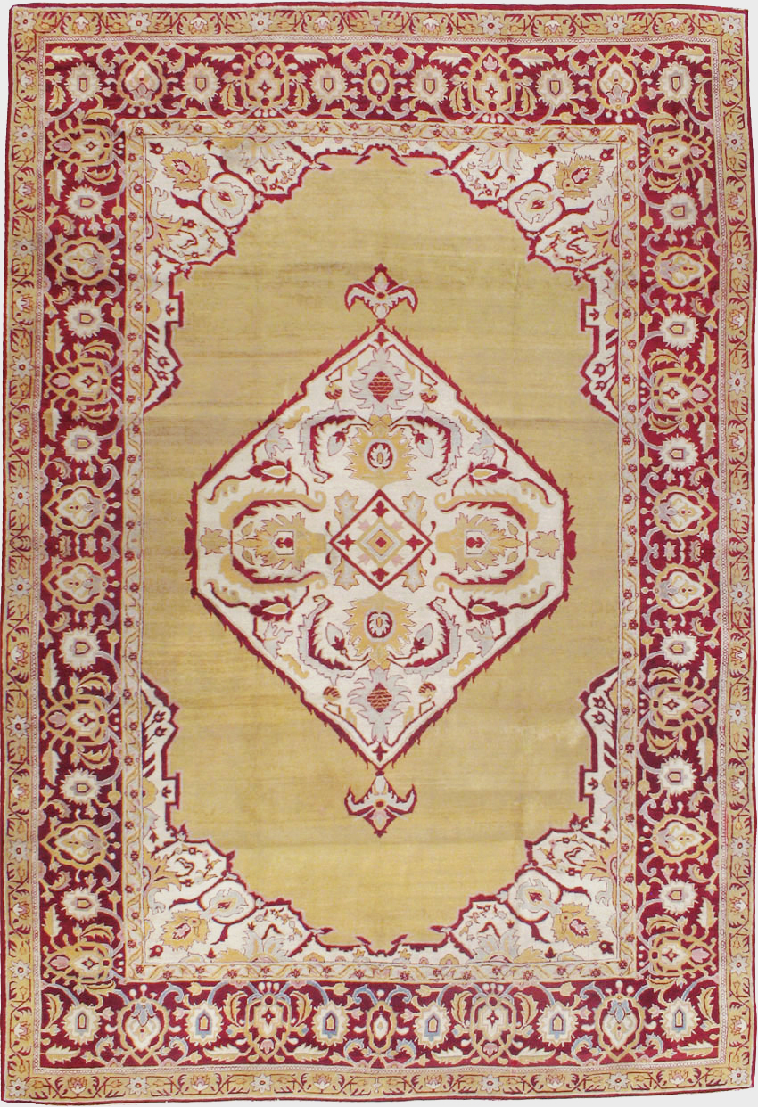 Antique Indian Agra Carpet, No.8125 - Gsblank