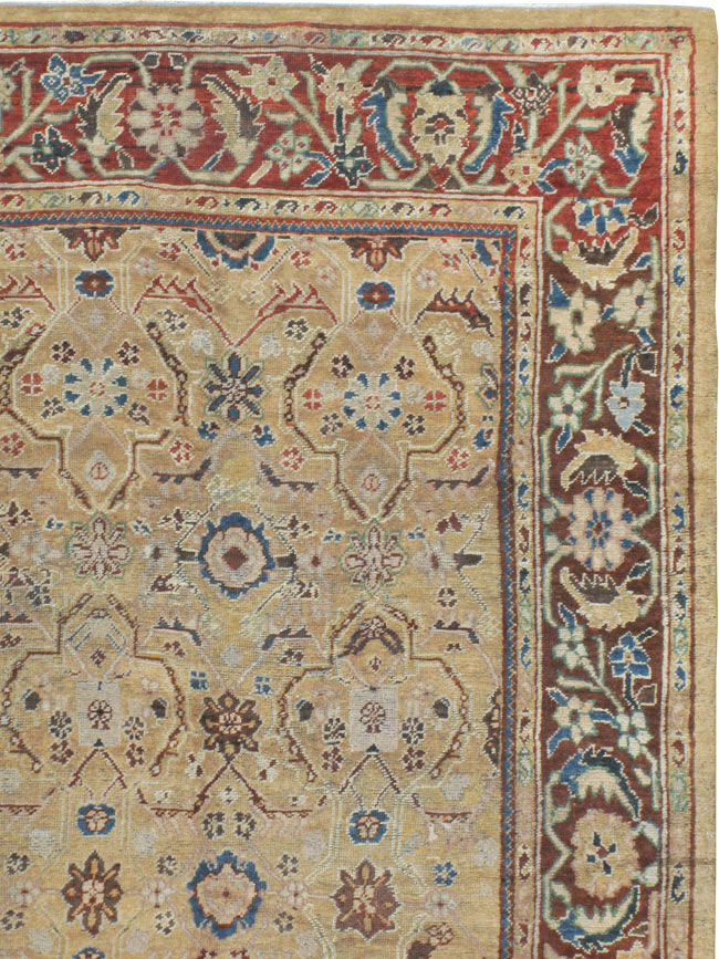 Antique Persian Mahal Carpet, No.8128 - Gsblank