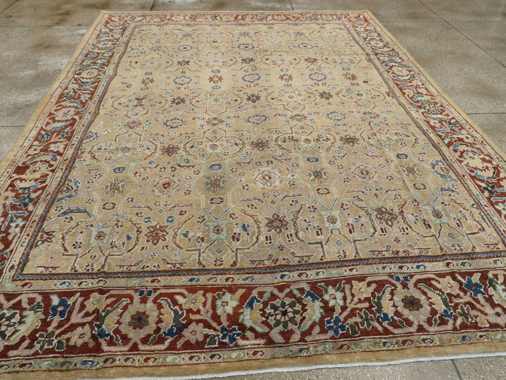 Antique Persian Mahal Carpet, No.8128 - Gsblank