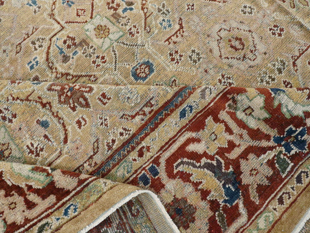 Antique Persian Mahal Carpet, No.8128 - Gsblank