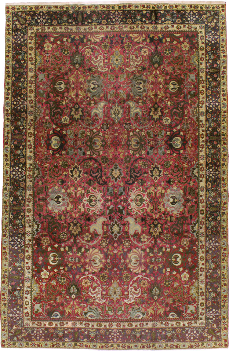 Antique Indian Lahore Carpet, No.8135 - Gsblank