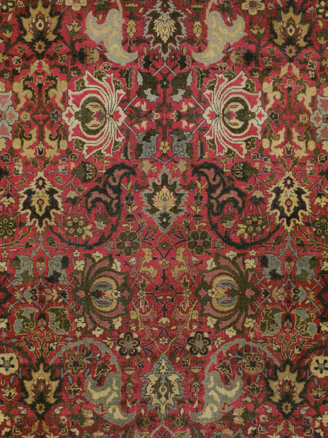 Antique Indian Lahore Carpet, No.8135 - Gsblank