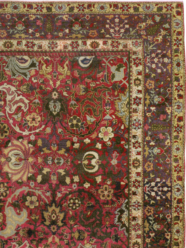 Antique Indian Lahore Carpet, No.8135 - Gsblank