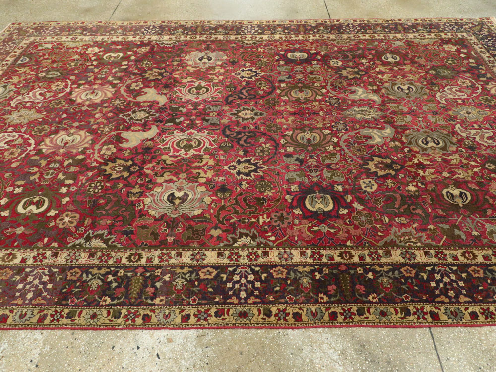 Antique Indian Lahore Carpet, No.8135 - Gsblank