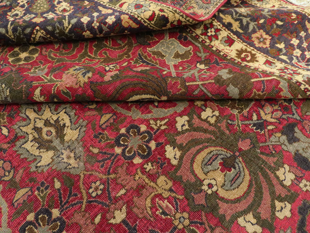 Antique Indian Lahore Carpet, No.8135 - Gsblank