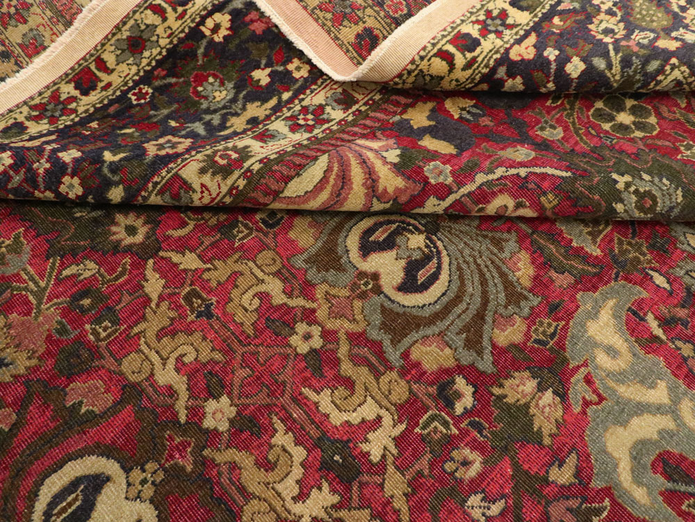 Antique Indian Lahore Carpet, No.8135 - Gsblank