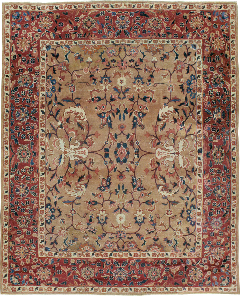 Antique Indian Lahore Carpet, No.8147 - Gsblank