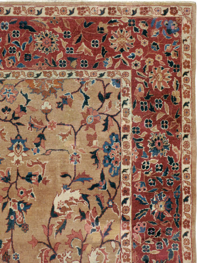 Antique Indian Lahore Carpet, No.8147 - Gsblank