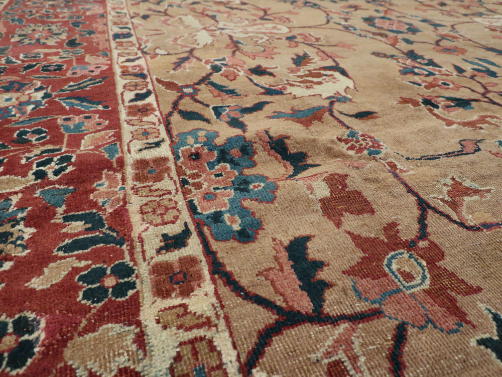Antique Indian Lahore Carpet, No.8147 - Gsblank