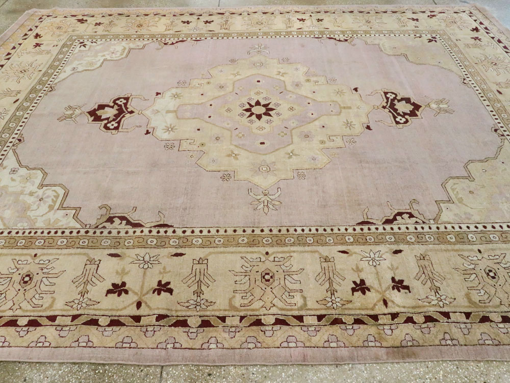 Antique Indian Agra Carpet, No.8152 - Gsblank