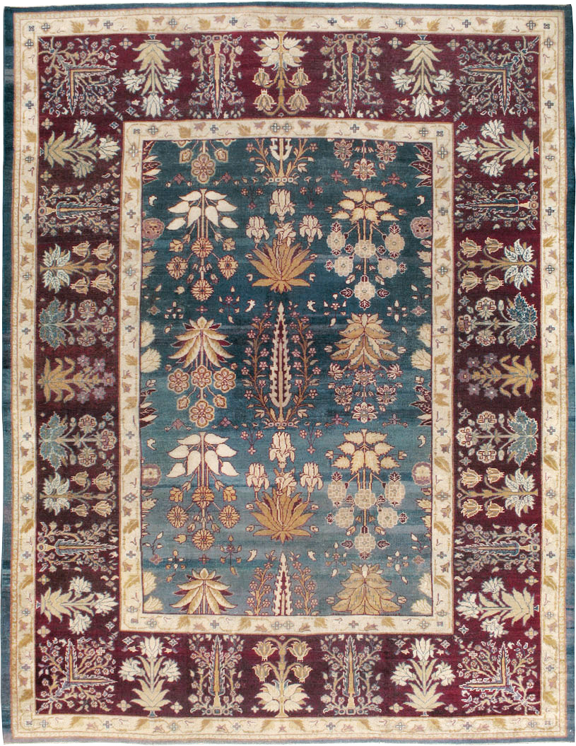 Antique Indian Amritsar Carpet, No.8154 - Gsblank