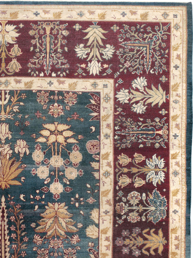 Antique Indian Amritsar Carpet, No.8154 - Gsblank