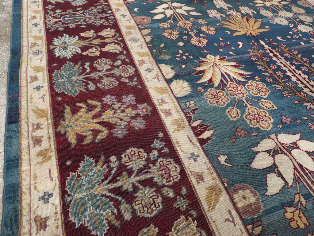 Antique Indian Amritsar Carpet, No.8154 - Gsblank