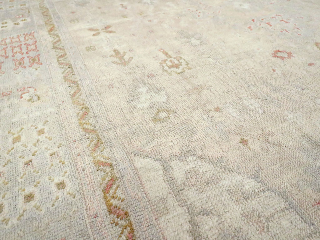Antique Turkish Oushak Room Size Carpet, No.8192 - Gsblank