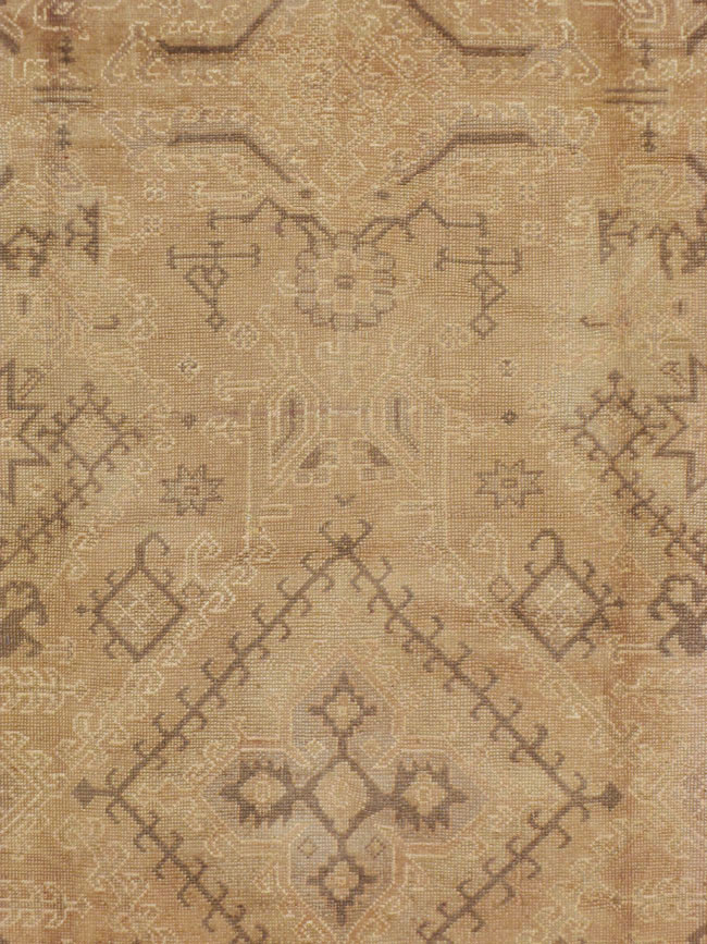 Antique Turkish Oushak Carpet, No.8218 - Gsblank