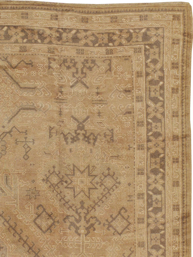 Antique Turkish Oushak Carpet, No.8218 - Gsblank