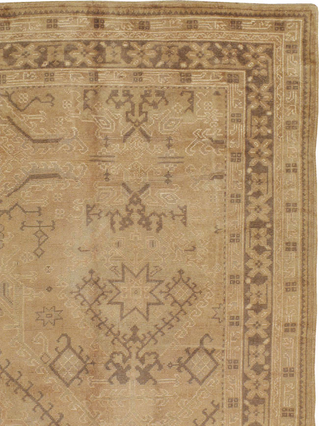 Antique Turkish Oushak Carpet, No.8218 - Gsblank