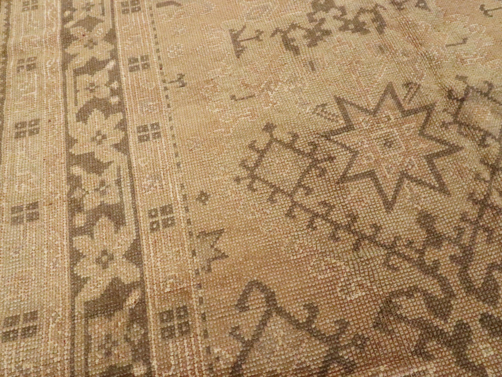 Antique Turkish Oushak Carpet, No.8218 - Gsblank