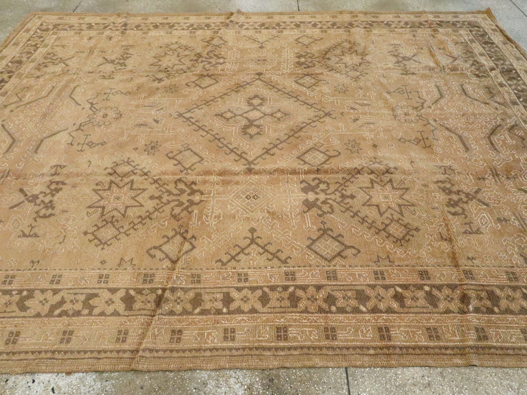 Antique Turkish Oushak Carpet, No.8218 - Gsblank