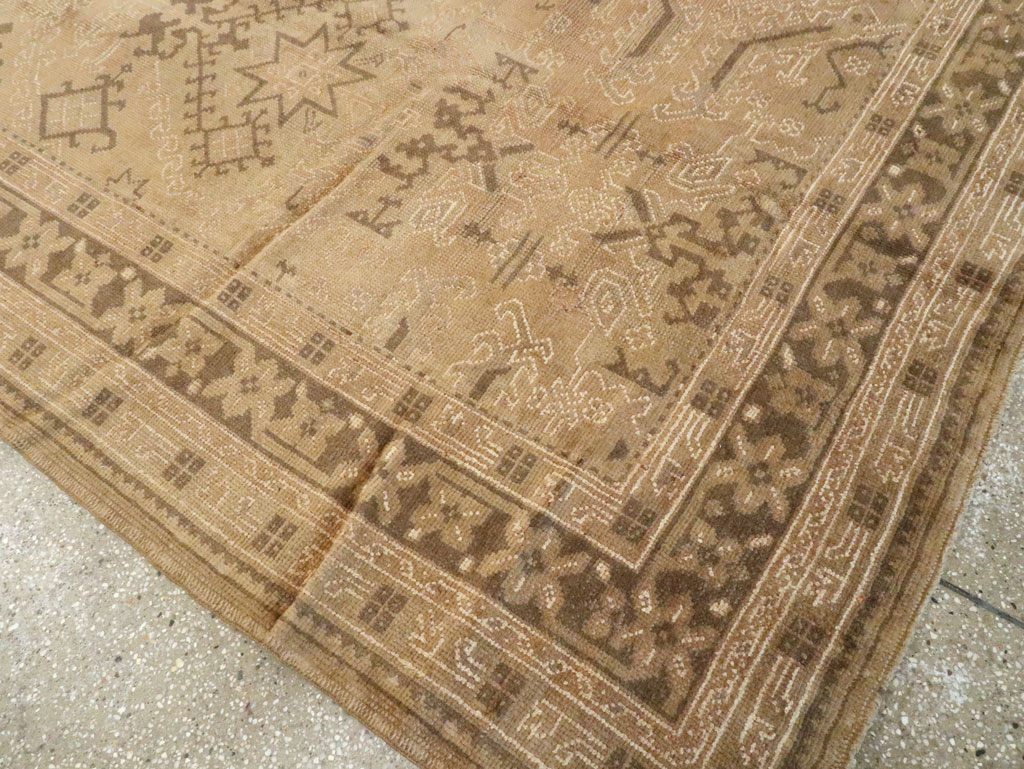 Antique Turkish Oushak Carpet, No.8218 - Gsblank