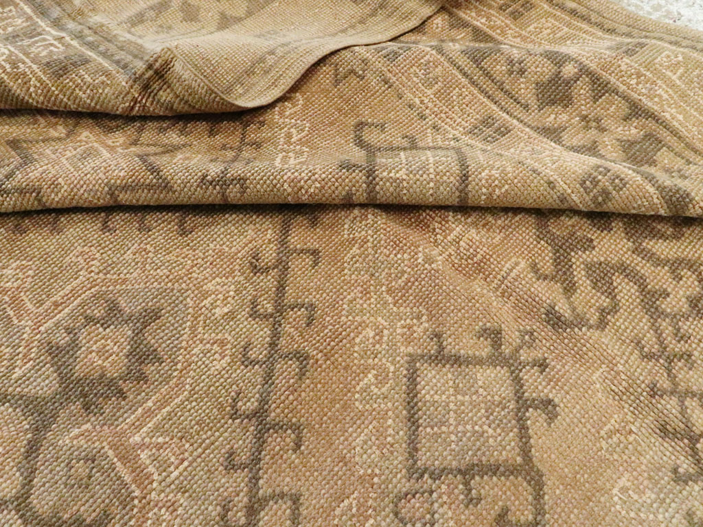 Antique Turkish Oushak Carpet, No.8218 - Gsblank