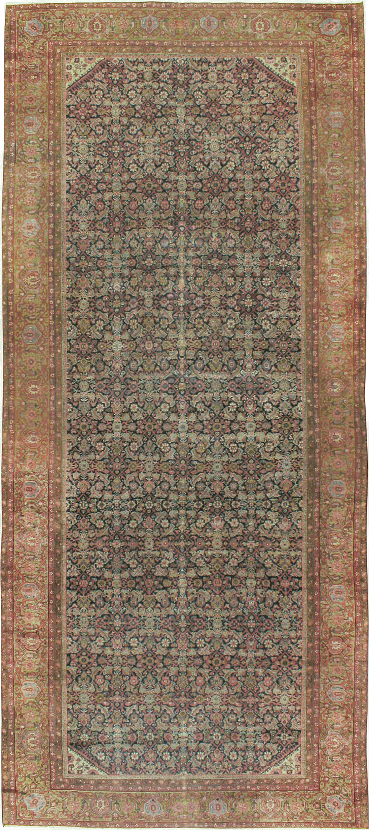 Antique Indian Fereghan Gallery Carpet, No.8248 - Gsblank