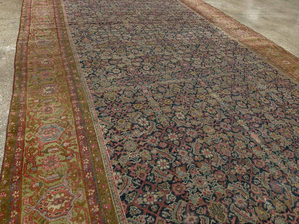 Antique Indian Fereghan Gallery Carpet, No.8248 - Gsblank