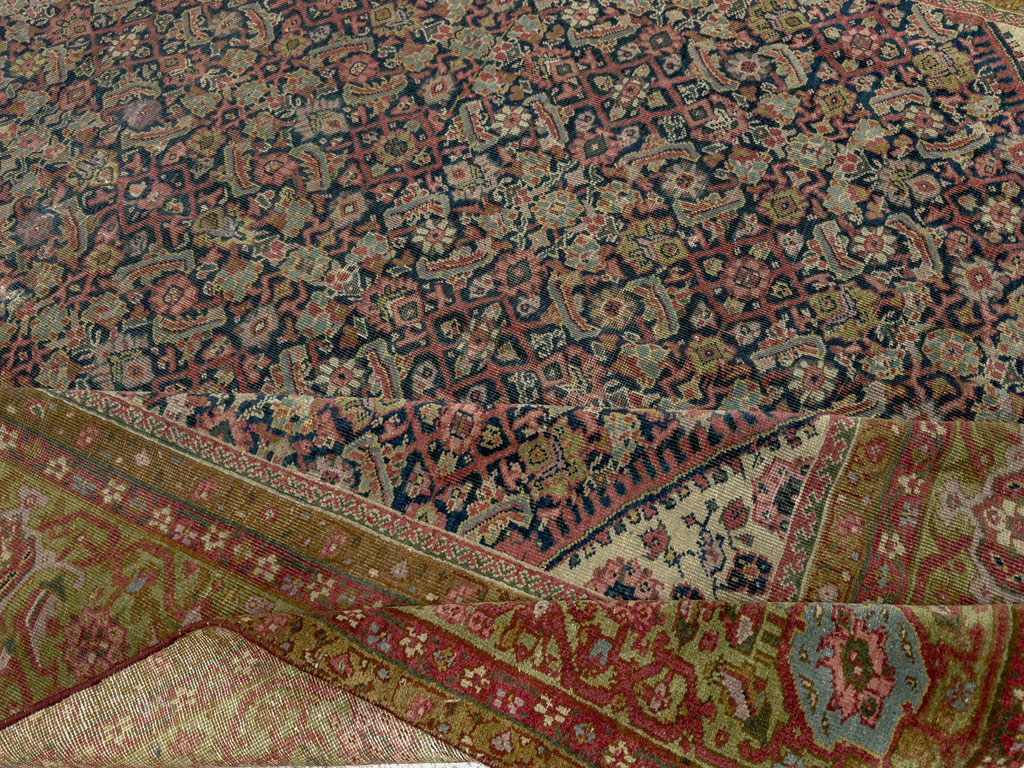 Antique Indian Fereghan Gallery Carpet, No.8248 - Gsblank