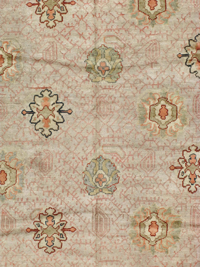 Antique Turkish Oushak Square Carpet, No.8268 - Gsblank