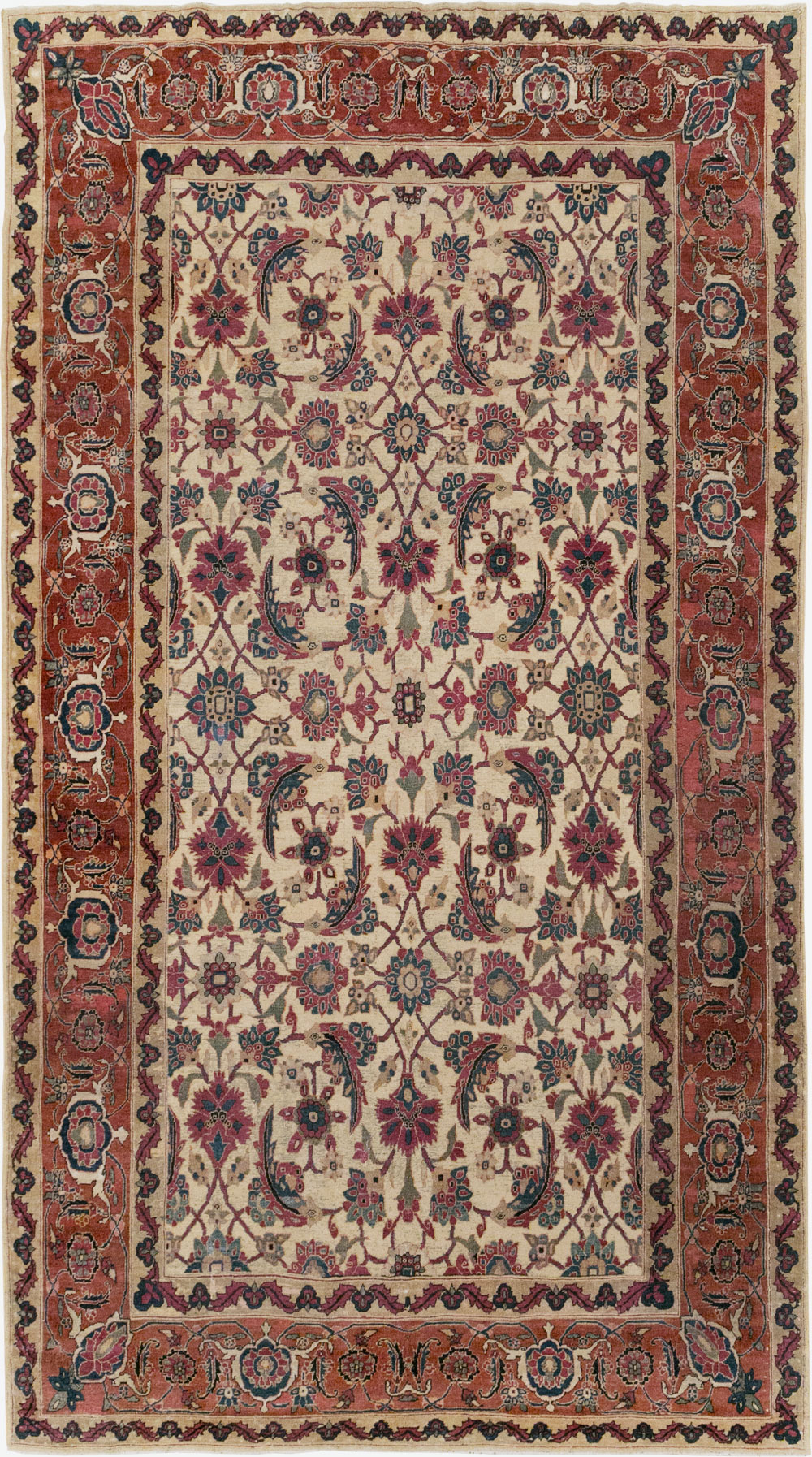 Antique Persian Tabriz Gallery Carpet, No.8295 - Gsblank